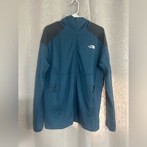 The North Face Men’s Lightweight Hooded Performance Jacket Blue Black